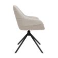 Chaise tournante Kick Jule - Champagne