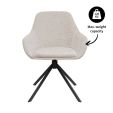 Chaise tournante Kick Jule - Champagne