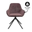 Chaise tournante Kick Jule - Violet