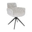 Chaise tournante Liva - Gris