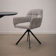 Chaise tournante Kick Luc - Gris