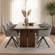 Chaise tournante Kick Luc - Gris