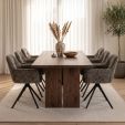 Chaise tournante Kick Luc - Gris foncé