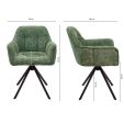 Chaise tournante Kick Luc - Vert