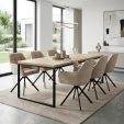 Chaise tournante Kick Luc - Champagne