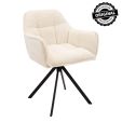 Chaise tournante Kick Luc - Crème