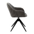 Chaise tournante Kick Matt - Gris foncé