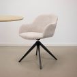 Chaise tournante Kick Matt - Champagne