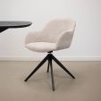 Chaise tournante Kick Matt - Champagne