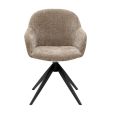 Chaise tournante Kick Matt - Taupe
