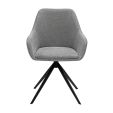 Chaise tournante Kick Mex - Gris foncé