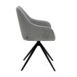 Chaise tournante Kick Mex - Gris foncé
