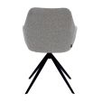Chaise tournante Kick Mex - Gris foncé