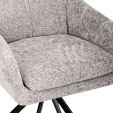 Chaise tournante Kick Milan - Gris