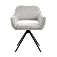Chaise tournante Kick Miyo - Gris