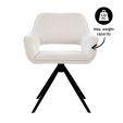 Chaise tournante Kick Miyo - Champagne