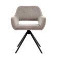 Chaise tournante Kick Miyo - Taupe