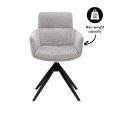 Chaise tournante Kick Niek - Gris