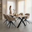 Chaise tournante Noel - Gris foncé