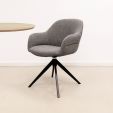 Chaise tournante Noel - Gris foncé