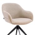 Chaise tournante Noel - Taupe