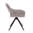 Chaise tournante Kick Nori - Gris