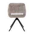 Chaise tournante Kick Nori - Gris