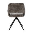 Chaise tournante Kick Nori - Gris foncé