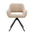 Chaise tournante Kick Nori - Champagne