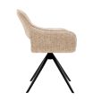 Chaise tournante Kick Nori - Champagne