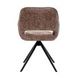 Chaise tournante Kick Nori - Taupe