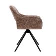 Chaise tournante Kick Nori - Taupe