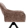 Chaise tournante Kick Nori - Taupe