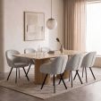 Chaise tournante Kick Olof - Gris