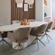 Chaise tournante Kick Owen - Beige