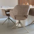 Chaise tournante Kick Owen - Beige