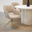 Chaise tournante Kick Owen - Beige