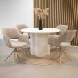 Chaise tournante Kick Owen - Beige