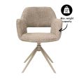 Chaise tournante Kick Owen - Beige