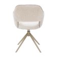 Chaise tournante Kick Owen - Crème