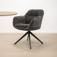 Chaise tournante Kick Stan - Gris foncé