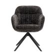 Chaise tournante Kick Stan - Gris foncé