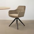 Chaise tournante Tom - Taupe