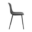 Chaise de salle à manger Kick Bow - Noir