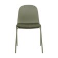 Chaise de salle à manger Kick Bow - Vert