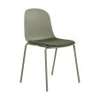 Chaise de salle à manger Kick Bow - Vert