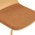 Chaise de salle à manger Kick Bow - Jaune
