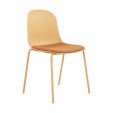 Chaise de salle à manger Kick Bow - Jaune