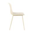 Chaise de salle à manger Kick Bow - Ivoire