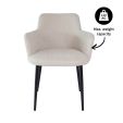 Chaise de salle à manger Kick Emma - Blanc